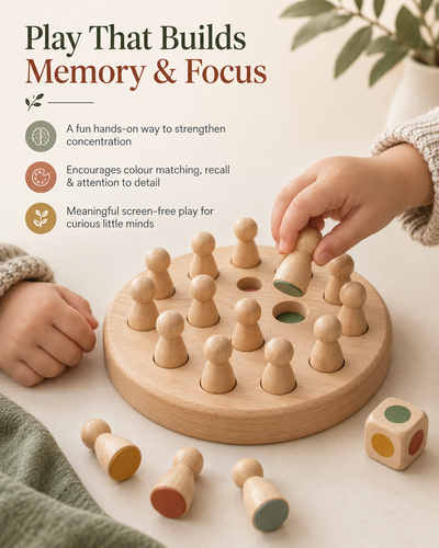 Wooden Memory Game