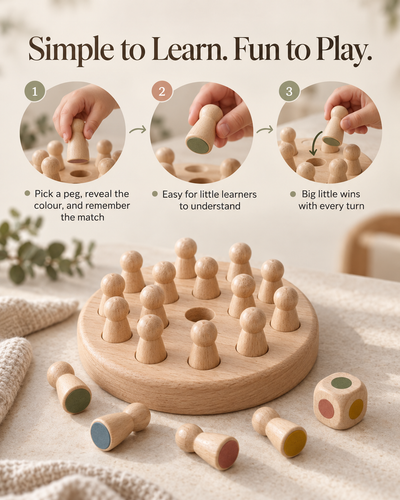 Wooden Memory Game