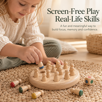 Wooden Memory Game