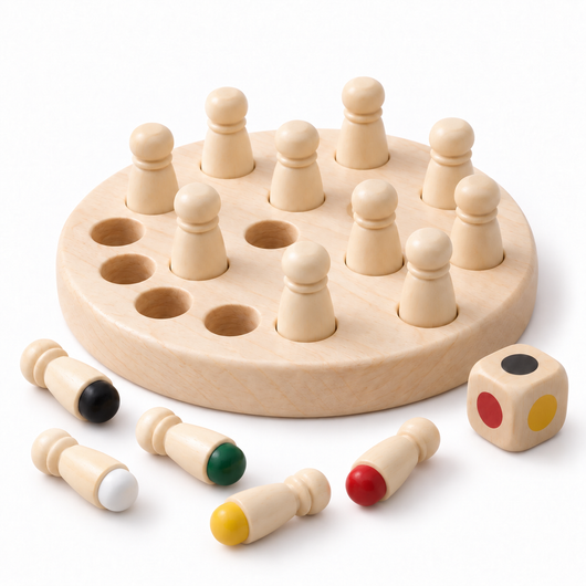 Wooden Memory Game